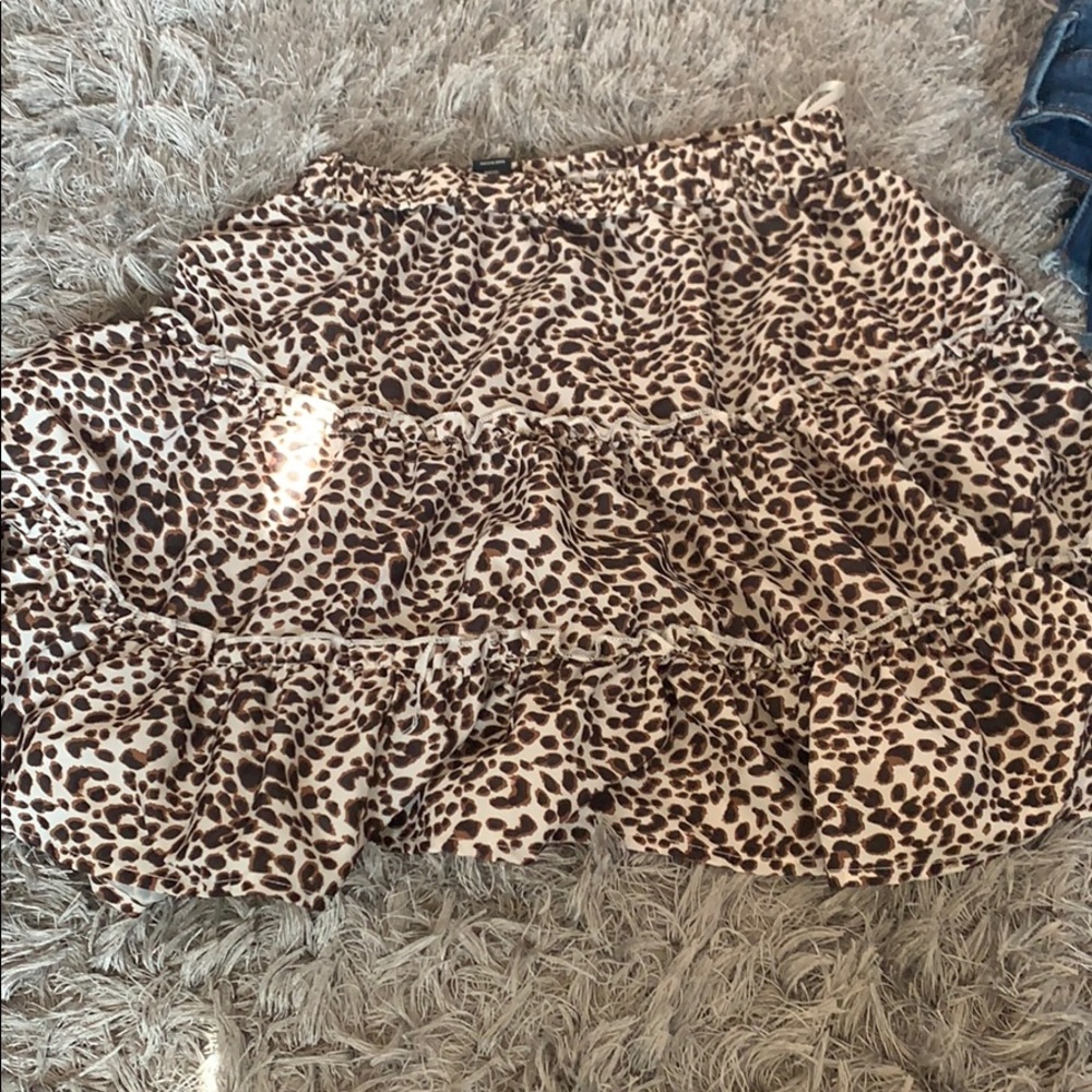 cheetah print skirt